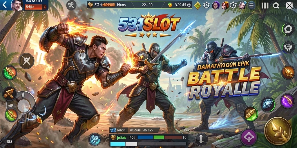 Tangkapan layar utama dari gameplay menegangkan di 531SLOT.