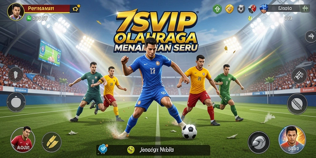 Tampilan gameplay <strong>7SVIP</strong> saat pertandingan olahraga yang seru.