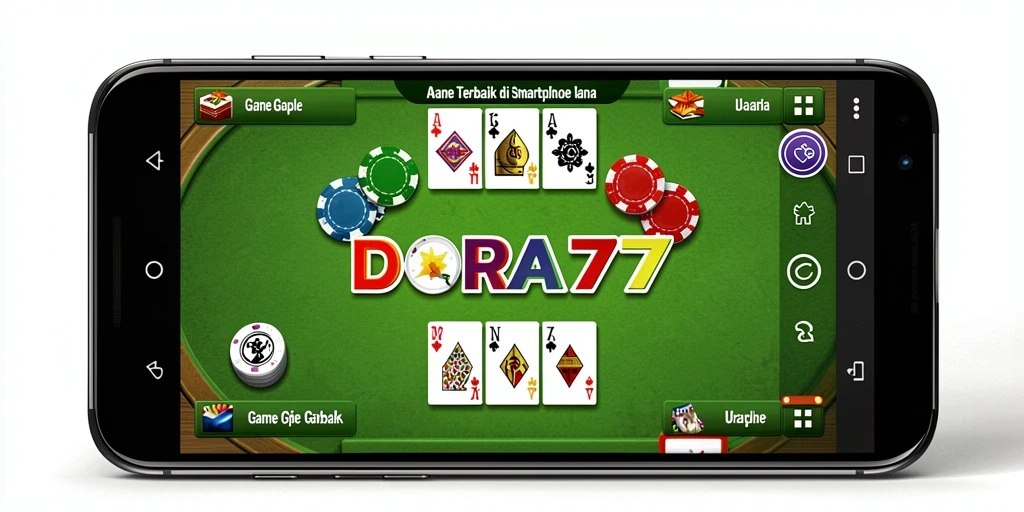 Screenshot DORA77 menunjukkan keseruan bermain Gaple dengan teman.