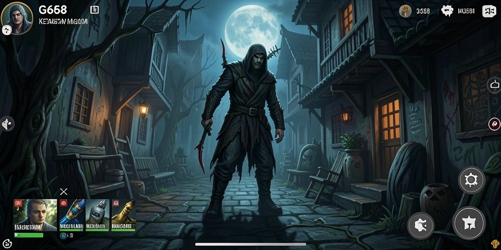 G668 menampilkan gameplay horror yang mencekam dan menegangkan.