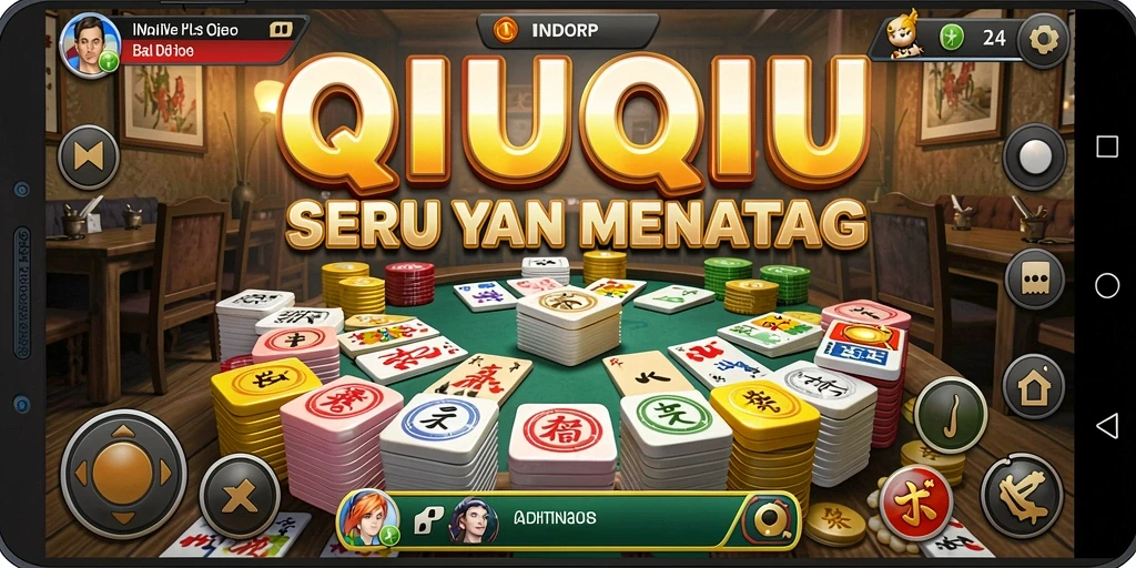 Tangkapan layar INDORP menampilkan aksi QiuQiu yang seru.
