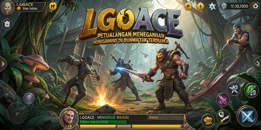 Gameplay LGOACE yang menegangkan dan beragam tantangan.