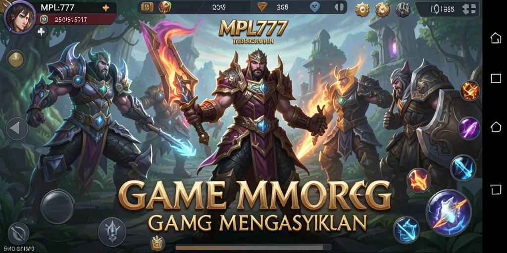 Tampilan permainan MPL777 dengan grafik yang memukau dan aksi MMORPG yang seru.