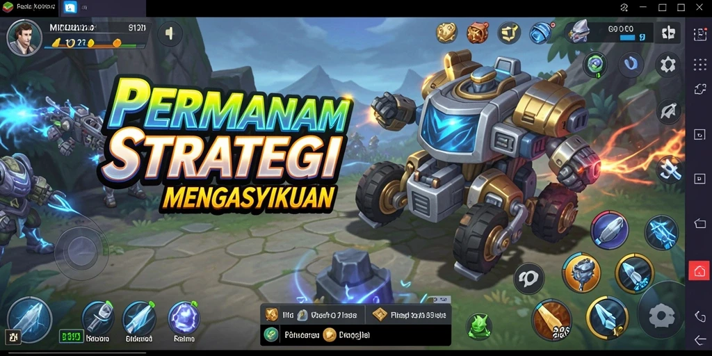 Tampilan gameplay menarik dari MPO2121 dengan berbagai strategi.