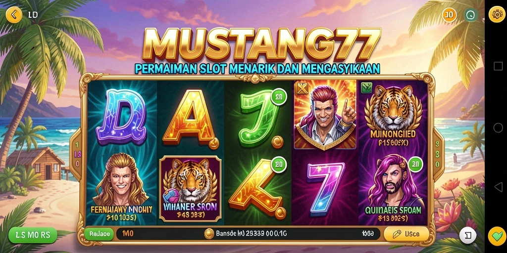 Tampilan menakjubkan dari gameplay MUSTANG77 yang memikat.