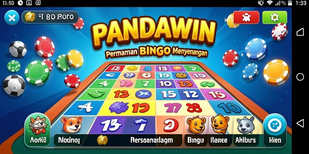 Tampilan gameplay seru dan interaktif dalam PANDAWIN.