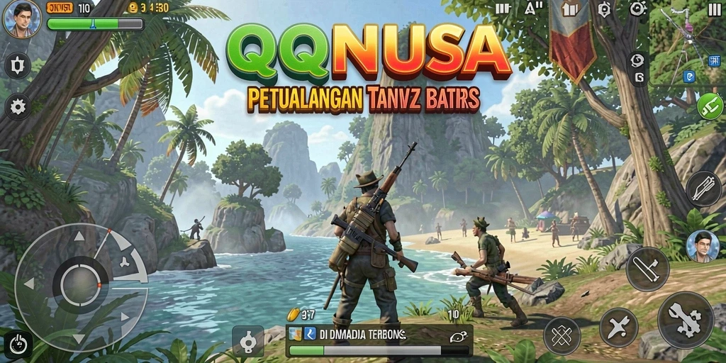 Gameplay QQNUSA dengan dunia terbuka yang indah dan interaksi menarik.