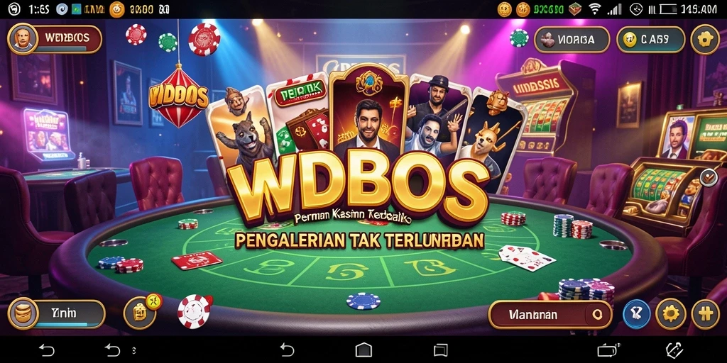 Tampilan gameplay WDBOS yang mendebarkan dan interaktif di kasino.